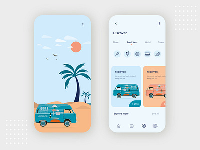 Food Van App beatch beatch van app design food van vacation valentines day van van app van app