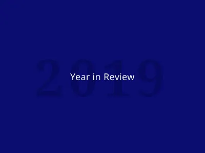 2019 – My Year in Review achievement blog graphic header milestone noto sans typography writing year in review