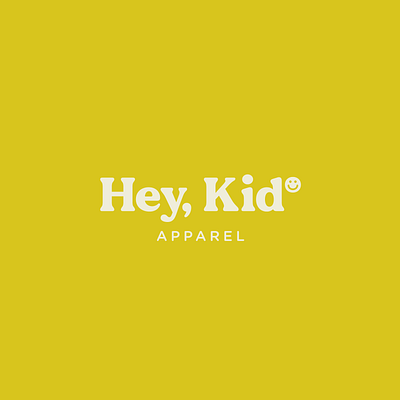 Hey, Kid Apparel branding dailylogochallenge design logo typography