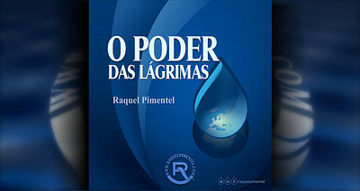 O Poder das Lagrimas Cover branding design illustration laetitea logo logotype tear telenima typography web