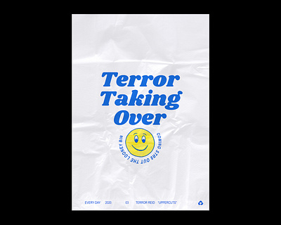 Everyday 03 album art design experiment grunge illustration lyric poster plastic bag rap terror reid type art type daily type poster typography uppercuts