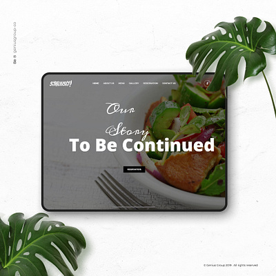 syriously restaurant website brand branding design identity illustration illustrator logo ui ux webdesign website