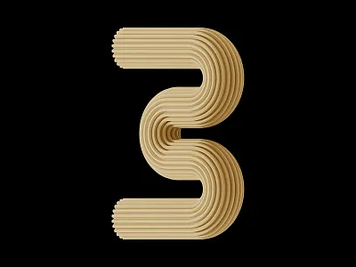 Three... art artdirection design illustration lettering type typography