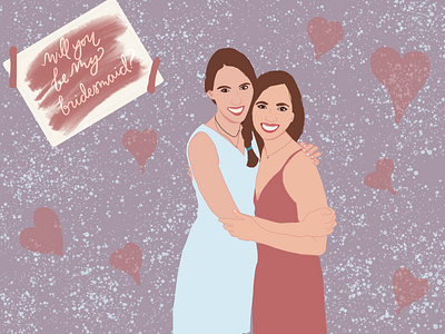Will you be my bridesmaid? ask
