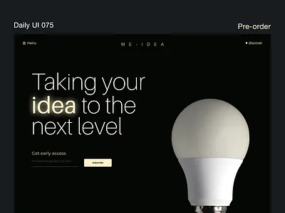Daily UI 075 - Pre-order daily 100 challenge daily ui dailyui pre order ui uidesign uiux ux