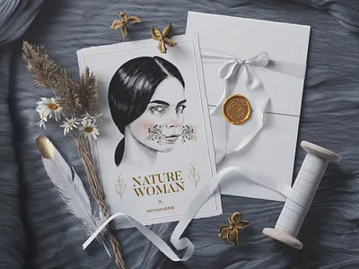 Nature Woman By Monmarrie beauty fashion fashion illustration illustration colombia nature portrait woman woman portrait