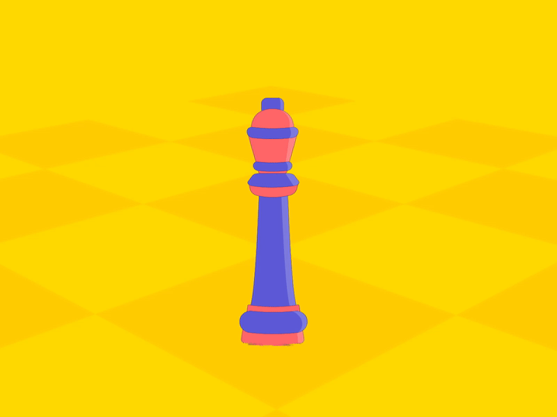 Chess Piece animated animated gif animation art design flat gif graphic icon illustraion morph animation morphing motion motion design motiongraphics