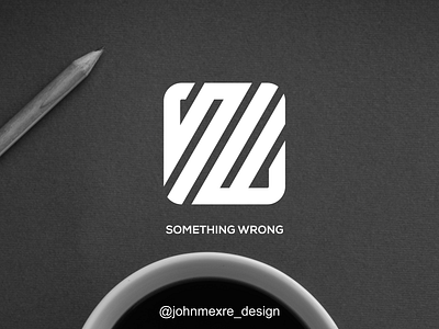 SW, SOMETHING WRONG branding business company creative design graphicdesign logo logos monogram monogram logo