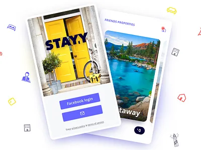 STAYY Teaser app rentals app stayy ui vacation property
