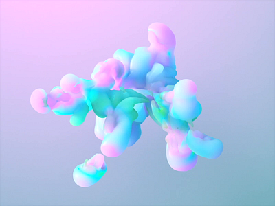 Smoke experiment 3d aep ai animation brand branding c4d colors design generative illustration motion procedural smoke splash startup ui ux