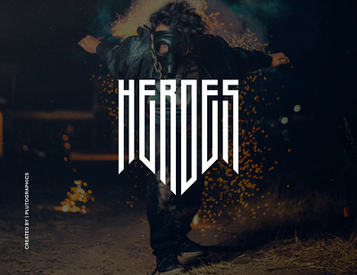 Heroes Typography brand agency brand design brand identity branding typography