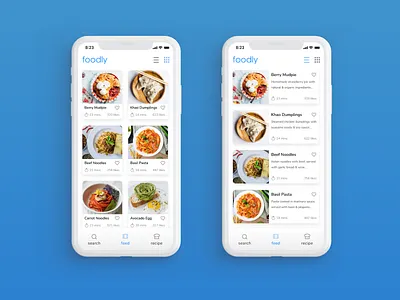 Food Recipe App concept called Foodly! app app concept app design design design app food app invision recipe ui uidesign ux uxdesign