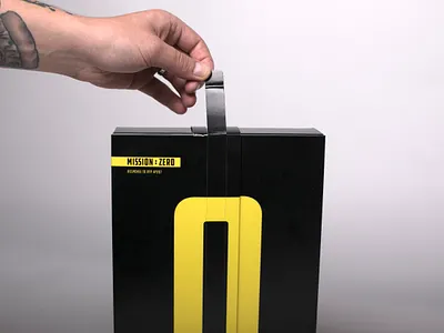 Mission: Zero RFP design packaging print typography vector