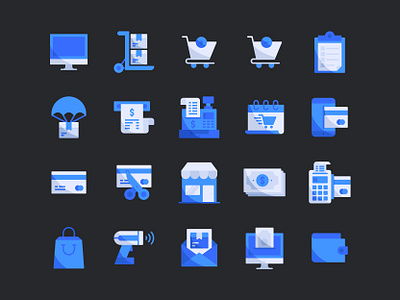 Ecommerce (Flat Icon) ecommerce ecommerce app flat design flat icon flat icons graphic design icon icon a day icon app icon design icon set iconography illustration interface logo material design ui user ux vector