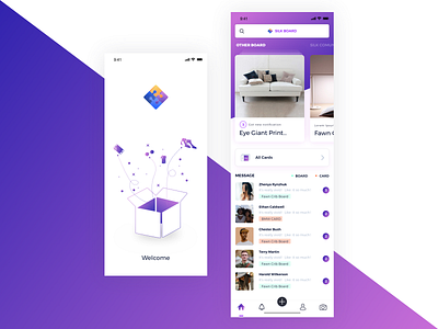 Exploration Board design ecommerce app flat illustration minimal typography ui ux vector