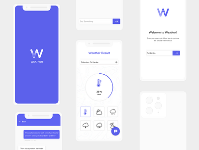 weatherApp iphone11promax mobile mobile ui uiux design weather wetha white