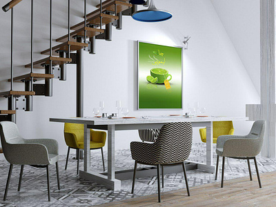 Tea Advertisement Poster banner ad design graphic photoshop