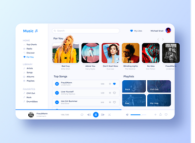 Music Web App app apple daily challange dailyui design ios minimal music music app music web app ui ux web web app