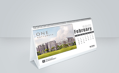 Desk calendar advertising branding design illustration illustrator layout design typography vector