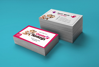 Cheeky Monkeys - Branding and Business Cards brand design branding business card design childrens illustration design logo