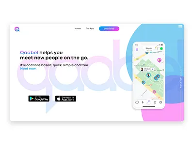 Qaabel Landing Page design landing ui ui ux ui design uidesign uiux ux uxdesign uxui webdesign website