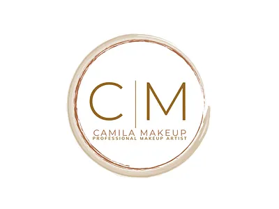 Camila Makeup branding design instagram logo makeup professional vector