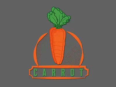 Carrot logo vintage