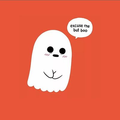 Ghost Illustration digitalart drawing illustration illustrator ipad minimal procreate vector