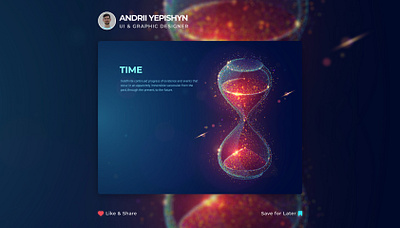 Time. Hourglass. Sand watches. Creative graphic illustration. blue design dots dotwork glow graphic design hour glass hourglass illustration landing page illustration neon sand time time management vector watch watches webillustration