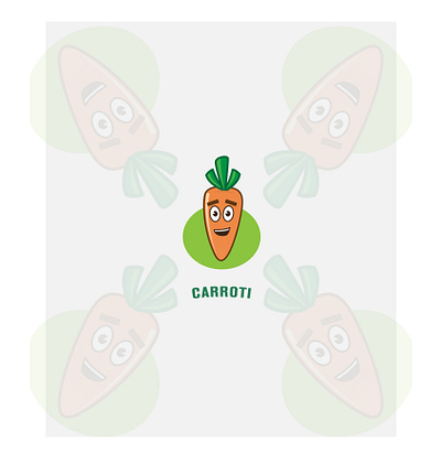 CARROTI adobe art carrot designer digitral emoji illustration illustrator sticker vector vegan
