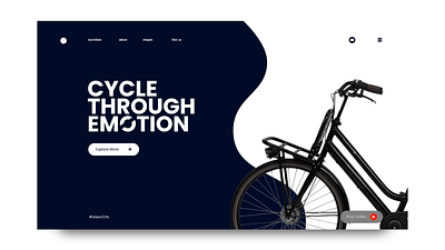 Bike of Life dark ui design light ui typography uidesign web design