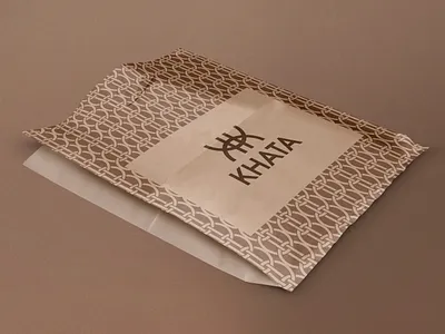 KHATA Pattern design simulation apparel bag branding chain pattern classy clothing design elegant fashion high end identity logo lux luxury mockup panter vision paper pattern pattern art pattern design