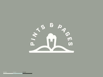 Pints & Pages anchor beach beer beer branding beer design books bookstore brand design branding branding design brewery coastal design illustration logo madewithmako ocean reading typography vector