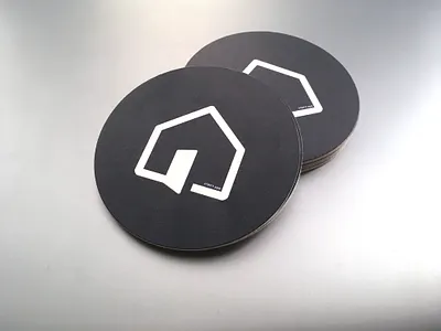 STAYY LOGO COASTERS coaster design coasters logo logo design sticker mule stickermule