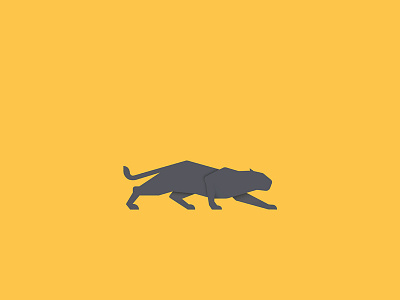 Panther adobe adobe illustrator animal creative creativity design digital art drawing flat design gradient graphic design graphics illustration illustrator logo logo type minimal photoshop pictogram vector