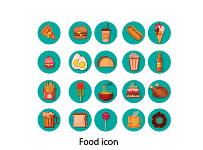 Food Icon food food and drink food illustration icon icon design icon set iconography ui icons