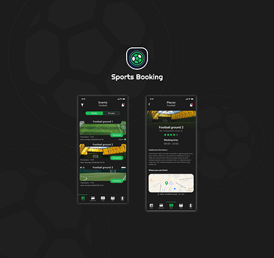 Sportsbooking redesign black booking booking app design green redesign