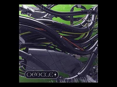 Oracle v1 album art album cover cables custom font custom lettering custom logo custom type custom typeface design experiment grunge illustration metal type art type daily typography