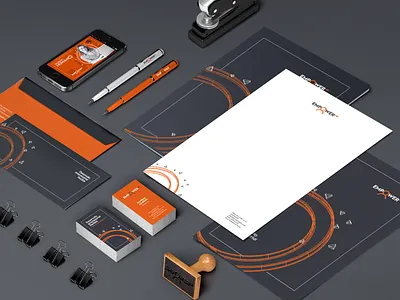 branding Human resources company branding collateral human resources logo logodesign logotype orange stationery typography