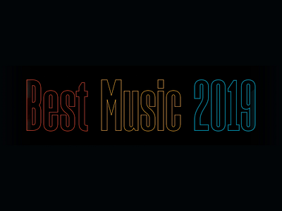 Favorite Albums of 2019 2019 album condensed music type typeface typogaphy vagabon weyes blood