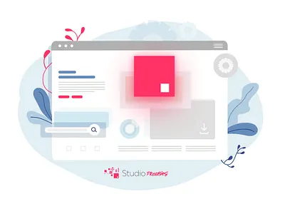 Studio Site Project Illustration Exploration banner design branding concept freebie freebies illustration invision invision studio studio vector art web graphics