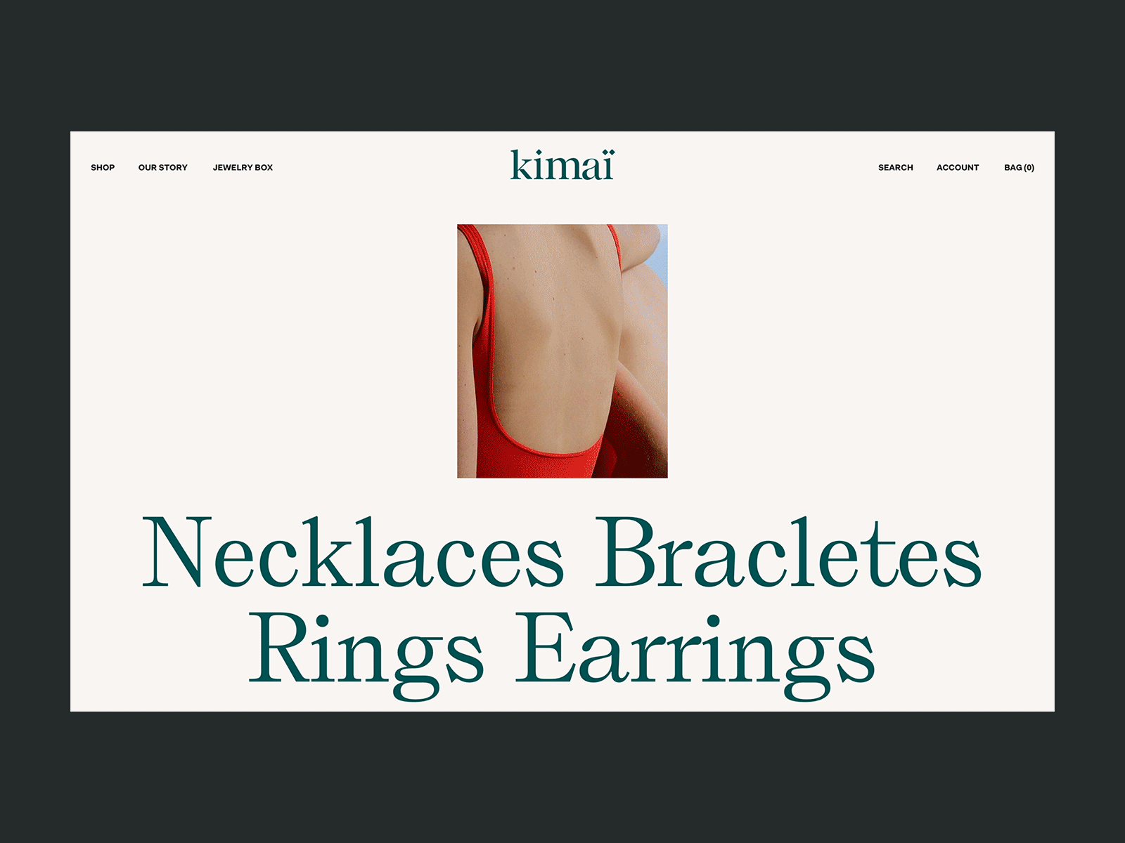 Kimai - Shop Category Module digital digital design digital designer e commerce e commerce design interactive interactive design interactivity jewelry jewelry shop motion design sustainable typography ui design user interface web web design website website design