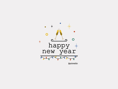 Happy New Year chile feliz año flat design flat illustration happy holidays happy new year happy new year 2020 lettering venezuela