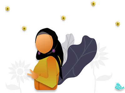 Flower Fairy app art branding design icon illustration illustrator ui web website