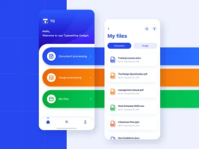 Typesetting Gadget APP app gadget ui ios typography ui ux