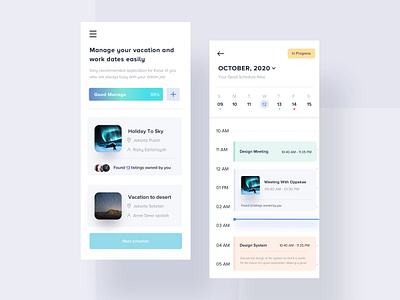 Schedule Managerial Apps 3d 3d art apps calendar clean dashboard dates design designer experience holiday interface landing manage minimalist mobile schedule smooth website work