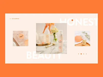 Honest — Carousel after effects animation carousel displacement liquid slider ui ux web web design website