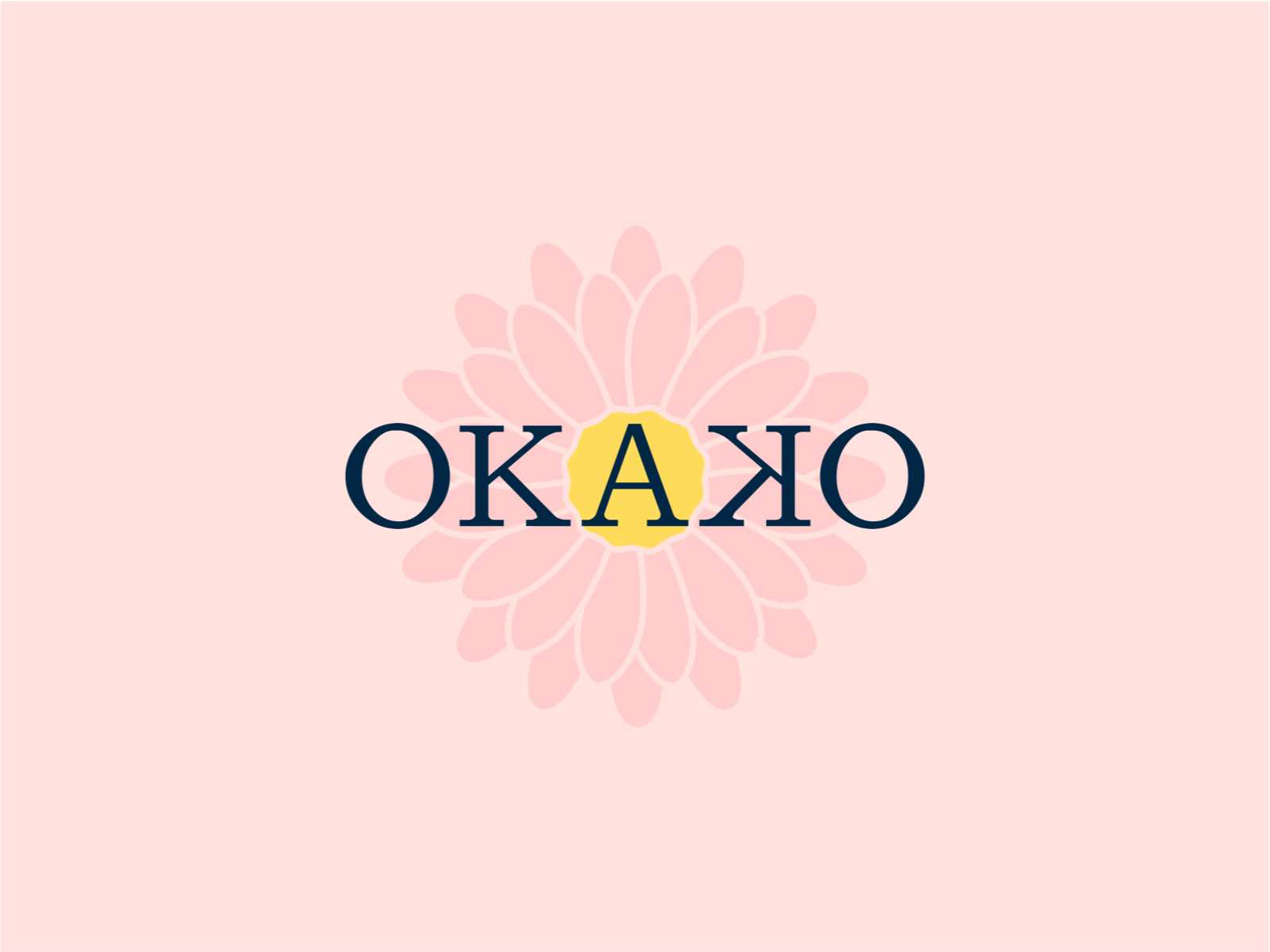 OKAKO - Daily Logo Challenge: Day 7 - Fashion Brand Wordmark 2d animation animation branding challenge daily dailylogochallenge design fashion fashion brand flat graphic logo logo design typography vector wordmark