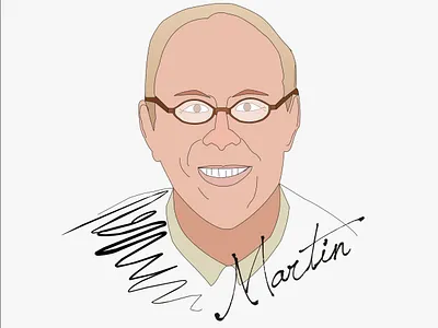 Martin graphic design human illustration portrait vector