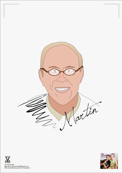 Martin graphic design human illustration portrait vector